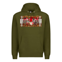 Army Green american football gnome license plate Premium Hoodie - HRA Design Shop