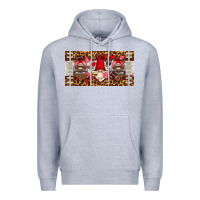 Heather Grey american football gnome license plate Premium Hoodie - HRA Design Shop