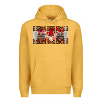 Mustard american football gnome license plate Premium Hoodie - HRA Design Shop