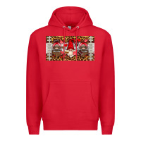 Red american football gnome license plate Premium Hoodie - HRA Design Shop