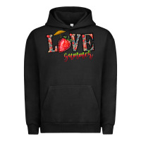 Pigment Black love summer Urban Hoodie - CowhideDigitalArt