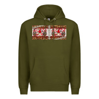 Army Green american football gnome 11oz mug Premium Hoodie - HRA Design Shop