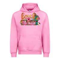 Fuchsia Pink beach babe Urban Hoodie - HRA Design Shop