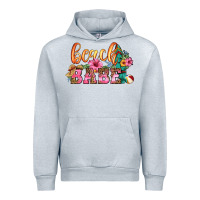 Heather Grey beach babe Urban Hoodie - HRA Design Shop