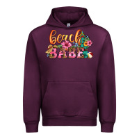 Mauve Wine beach babe Urban Hoodie - HRA Design Shop