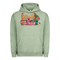 Pigment Oil Green beach babe Urban Hoodie - HRA Design Shop