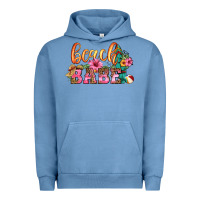 Pigment Pebble Blue beach babe Urban Hoodie - HRA Design Shop