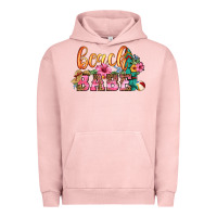 Pigment Salmon beach babe Urban Hoodie - HRA Design Shop