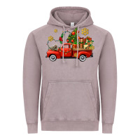 Vintage Zinc Christmas truck Vintage Hoodie - AdoDesignShop