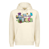 Sandshell Easter Day He is risen Premium Hoodie - OliviaCreatesArt