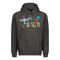 Smoke Easter Day He is risen Premium Hoodie - OliviaCreatesArt