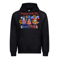 Black hangin with my gnomerica Urban Hoodie - RacoonDesign