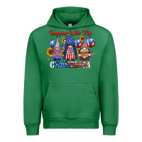 Emerald hangin with my gnomerica Urban Hoodie - RacoonDesign
