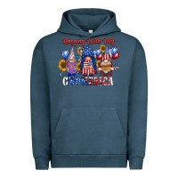 Pigment Midnight Navy hangin with my gnomerica Urban Hoodie - RacoonDesign