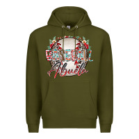 Army Green baseball abuela Premium Hoodie - RacoonDesign