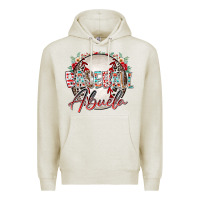 Oatmeal Heather baseball abuela Premium Hoodie - RacoonDesign