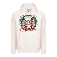 Pale Pink baseball abuela Premium Hoodie - RacoonDesign