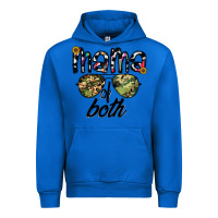 Cobalt mama of both Urban Hoodie - CowhideDigitalArt