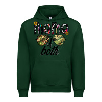 Forest Green mama of both Urban Hoodie - CowhideDigitalArt
