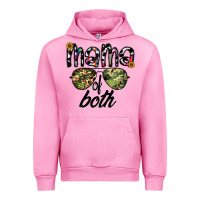 Fuchsia Pink mama of both Urban Hoodie - CowhideDigitalArt