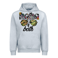 Heather Grey mama of both Urban Hoodie - CowhideDigitalArt