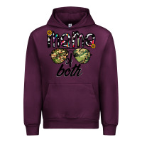 Mauve Wine mama of both Urban Hoodie - CowhideDigitalArt