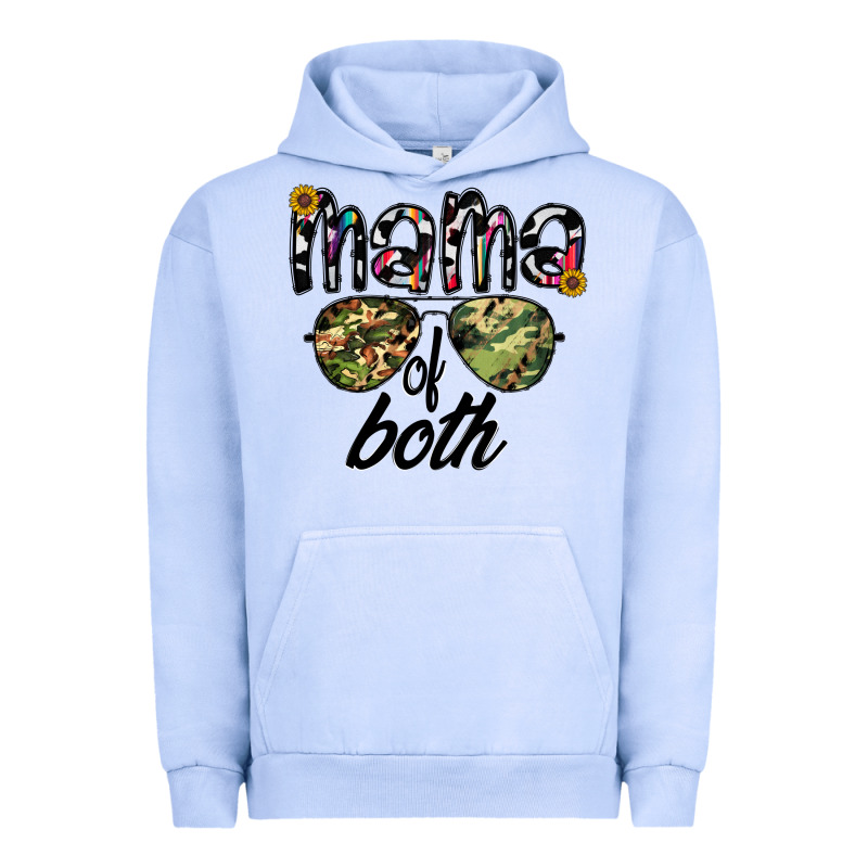 Mama Of Both Urban Hoodie by CowhideDigitalArt | Teevron