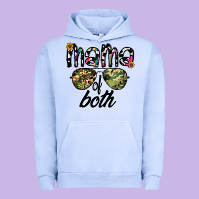 Mama Of Both Urban Hoodie Designed By Cowhidedigitalart