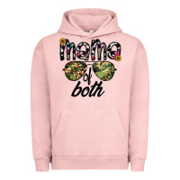 Pigment Salmon mama of both Urban Hoodie - CowhideDigitalArt