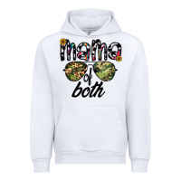 White mama of both Urban Hoodie - CowhideDigitalArt