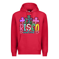 Cardinal Easter Day He is risen indeed Premium Hoodie - OliviaCreatesArt