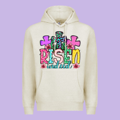 Easter Day He Is Risen Indeed Premium Hoodie Designed By Oliviacreatesart