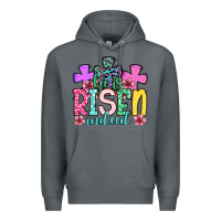 Rock Easter Day He is risen indeed Premium Hoodie - OliviaCreatesArt
