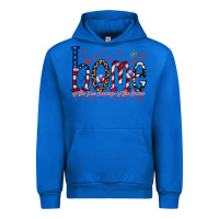 Cobalt home of the free Urban Hoodie - RacoonDesign