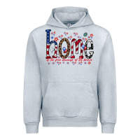 Heather Grey home of the free Urban Hoodie - RacoonDesign