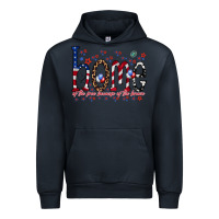 Navy home of the free Urban Hoodie - RacoonDesign