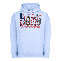 Pigment Grape Ice home of the free Urban Hoodie - RacoonDesign