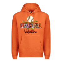 Carrot baseball is my valentine Premium Hoodie - RacoonDesign