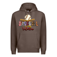 Coffee baseball is my valentine Premium Hoodie - RacoonDesign