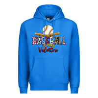 True Royal baseball is my valentine Premium Hoodie - RacoonDesign