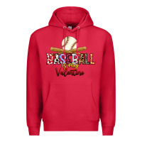 Cardinal baseball is my valentine Premium Hoodie - RacoonDesign