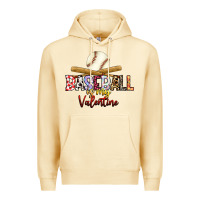 Pina Colada baseball is my valentine Premium Hoodie - RacoonDesign