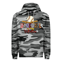 Slate Camo baseball is my valentine Premium Hoodie - RacoonDesign