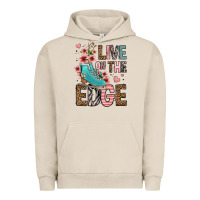 Pigment French Oak live on the edge ice skating Urban Hoodie - FaDigitalArtStudio