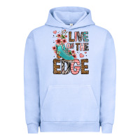 Pigment Grape Ice live on the edge ice skating Urban Hoodie - FaDigitalArtStudio