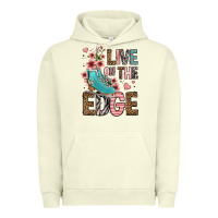 Pigment Pistachio live on the edge ice skating Urban Hoodie - FaDigitalArtStudio