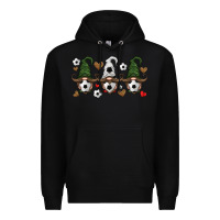 Black soccer gnome Premium Hoodie - HRA Design Shop