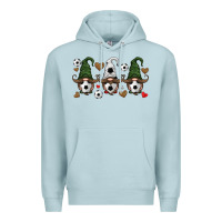Blue Mist soccer gnome Premium Hoodie - HRA Design Shop