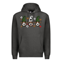 Charcoal Heather soccer gnome Premium Hoodie - HRA Design Shop