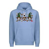 Colony Blue soccer gnome Premium Hoodie - HRA Design Shop